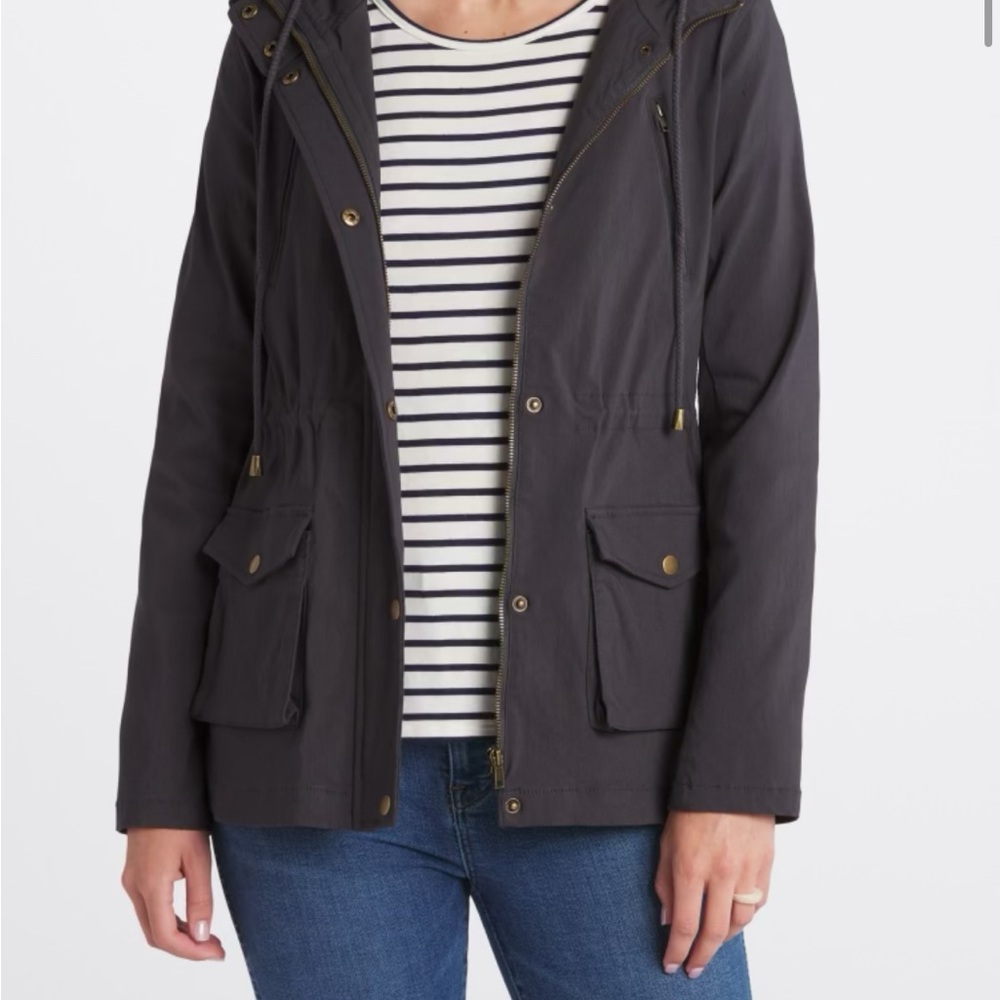 Eden Society-Holly Contrast Hood Cargo Jacket